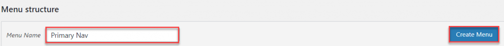 create navigation menu in wordpress
