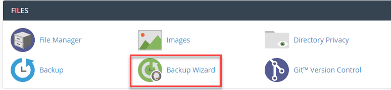 make a backup of your website using cPanel backup wizard