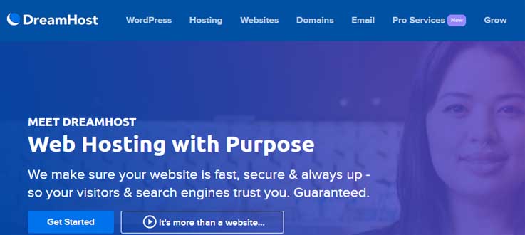 cheap domain and web hsting - dreamhost